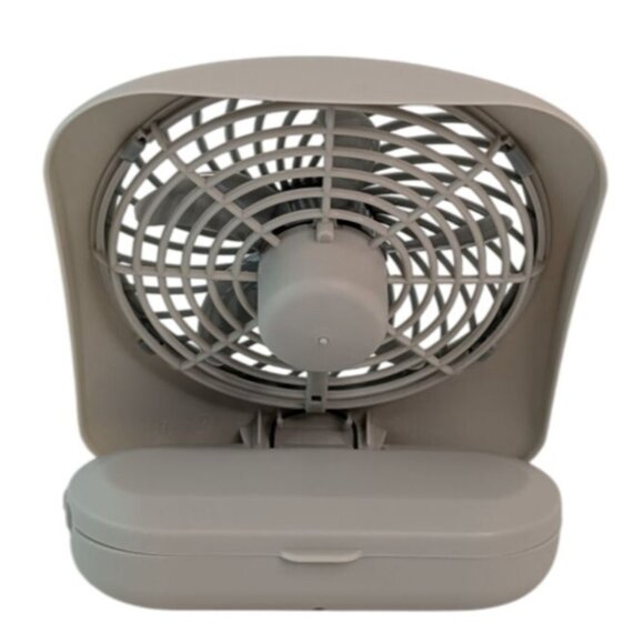 Treva 5" 2-Speed Portable Battery-Powered Fan With Adjustable Tilt & Sta-Fresh A - Picture 7 of 8